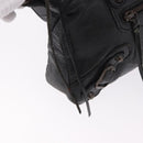 BALENCIAGA The First Hand Bag Leather 2way Black 103208 Auth 185400V-17