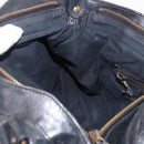 BALENCIAGA The First Hand Bag Leather 2way Black 103208 Auth 185400V-22