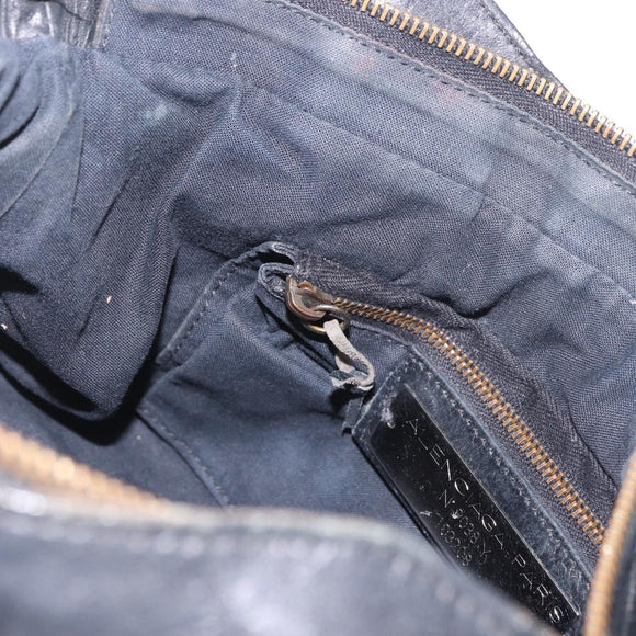 BALENCIAGA The First Hand Bag Leather 2way Black 103208 Auth 185400V