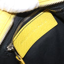 BALENCIAGA Giant Mini City Hand Bag Leather 2way Yellow 309544 Auth 185403M-18