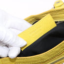 BALENCIAGA Giant Mini City Hand Bag Leather 2way Yellow 309544 Auth 185403M-24