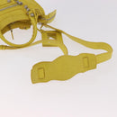 BALENCIAGA Giant Mini City Hand Bag Leather 2way Yellow 309544 Auth 185403M-9