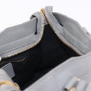 BALENCIAGA Classic Metallic Edge Mini City 2way Gray 390160 Auth 185404SAM-19