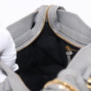 BALENCIAGA Classic Metallic Edge Mini City 2way Gray 390160 Auth 185404SAM-20