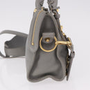 BALENCIAGA Classic Metallic Edge Mini City 2way Gray 390160 Auth 185404SAM-5