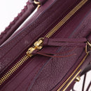 BALENCIAGA Classic Metallic Edge City S 2way Purple 432831 Auth 185405SAM-18