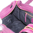 BALENCIAGA Classic Metallic Edge City S 2way Purple 432831 Auth 185405SAM-22