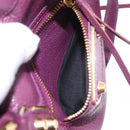 BALENCIAGA Classic Metallic Edge City S 2way Purple 432831 Auth 185405SAM-25