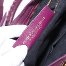 BALENCIAGA Classic Metallic Edge City S 2way Purple 432831 Auth 185405SAM-12