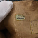 CHANEL Chain Shoulder Bag Lamb Skin Blue Gold CC Auth 185410SAM-19