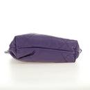 CHANEL Chanel 22 Mini Matelasse Chain Bag Calf Skin 2way Purple CC Auth 185411SM-12