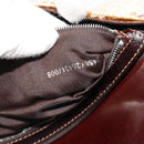 FENDI Mamma Baguette Shoulder Bag Beads Ivory Silver Auth 185413V-28