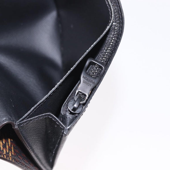 LOUIS VUITTON Damier Ebene Giant LV × NIGO Portefeuille Braza Auth 185414SAV