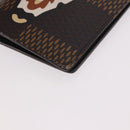 LOUIS VUITTON Damier Ebene Giant LV × NIGO Portefeuille Braza Auth 185414SAV-14