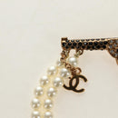 CHANEL Brooch metal Gold Tone CC Auth 185416SM-3