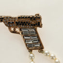 CHANEL Brooch metal Gold Tone CC Auth 185416SM-4