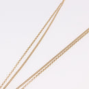 LOUIS VUITTON LV Padlock Necklace metal Gold M01593 LV Auth 185417SAM-13