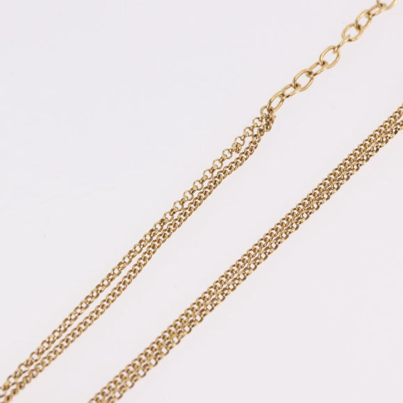 LOUIS VUITTON LV Padlock Necklace metal Gold M01593 LV Auth 185417SAM