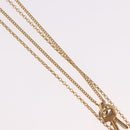 LOUIS VUITTON LV Padlock Necklace metal Gold M01593 LV Auth 185417SAM-5