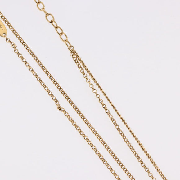 LOUIS VUITTON LV Padlock Necklace metal Gold M01593 LV Auth 185417SAM