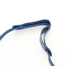 LOEWE Amazona 75 Hand Bag Leather 2way Blue Gold Auth 185420SM-16