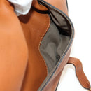 Chloe Marcie Hand Bag Leather 2way Brown Gold Auth 185421V-24