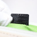 BURBERRY Shoulder Bag Canvas Green Silver Auth 185423A-12