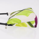 BURBERRY Shoulder Bag Canvas Green Silver Auth 185423A-4