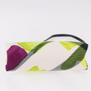 BURBERRY Shoulder Bag Canvas Green Silver Auth 185423A-5
