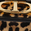 Christian Dior 30 Montaigne Shoulder Bag Harako leather Brown Gold Auth 185424SM-10
