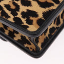 Christian Dior 30 Montaigne Shoulder Bag Harako leather Brown Gold Auth 185424SM-13