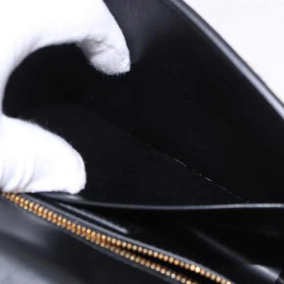 Christian Dior 30 Montaigne Shoulder Bag Harako leather Brown Gold Auth 185424SM