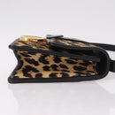 Christian Dior 30 Montaigne Shoulder Bag Harako leather Brown Gold Auth 185424SM-4