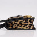 Christian Dior 30 Montaigne Shoulder Bag Harako leather Brown Gold Auth 185424SM-5