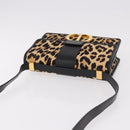 Christian Dior 30 Montaigne Shoulder Bag Harako leather Brown Gold Auth 185424SM-6
