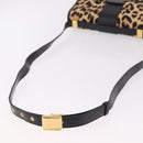 Christian Dior 30 Montaigne Shoulder Bag Harako leather Brown Gold Auth 185424SM-7