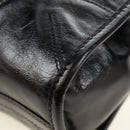 PRADA Bonnie Shoulder Bag Leather Black Gold Auth 185427SM-17