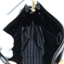 PRADA Bonnie Shoulder Bag Leather Black Gold Auth 185427SM-22