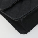 CHANEL Matelasse 25 Chain Shoulder Bag Denim Black Gold CC Auth 185437SAM-14