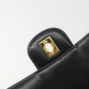 CHANEL Matelasse 25 Chain Shoulder Bag Denim Black Gold CC Auth 185437SAM-10