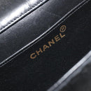 CHANEL Matelasse 25 Chain Shoulder Bag Denim Black Gold CC Auth 185437SAM-19