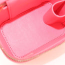 CHANEL Chain Vanity Shoulder Bag Lamb Skin Pink Gold CC Auth 185442SAM-9