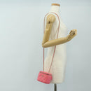 CHANEL Chain Vanity Shoulder Bag Lamb Skin Pink Gold CC Auth 185442SAM-29