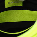 BALENCIAGA Chain Le Cagole Mini Bag Leather 2way Green Silver Auth 185444M-25