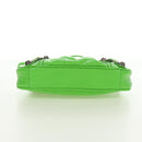 BALENCIAGA Chain Le Cagole Mini Bag Leather 2way Green 695814 Auth 185445M-5