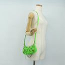 BALENCIAGA Chain Le Cagole Mini Bag Leather 2way Green 695814 Auth 185445M-25