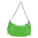 BALENCIAGA Chain Le Cagole Mini Bag Leather 2way Green 695814 Auth 185445M-2