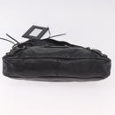 BALENCIAGA The First Hand Bag Leather 2way Black 103208 Auth 185447M-11