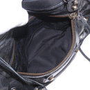 BALENCIAGA The First Hand Bag Leather 2way Black 103208 Auth 185447M-26