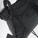 BALENCIAGA The Town Hand Bag Leather 2way Green 240579 Auth 185448M-20